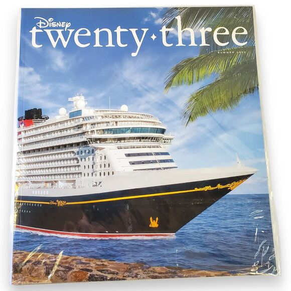 Disney Other - D23 Magazine Summer 2022 DISNEY WISH Cruise Ship Captain Minnie NEW Sealed
